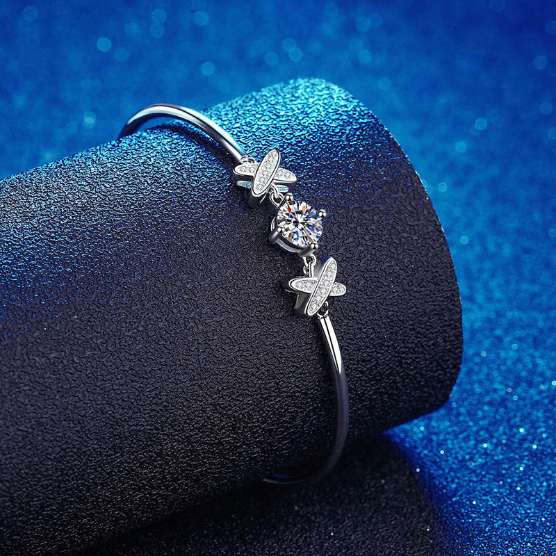 s925 bow bracelet