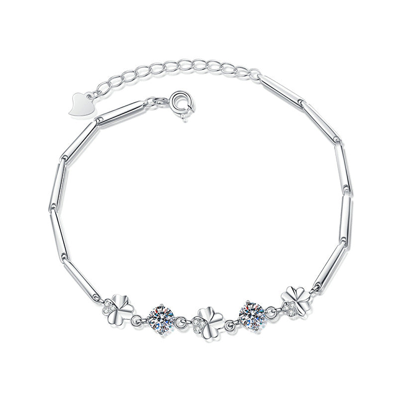s925 Lucky Clover Bracelet