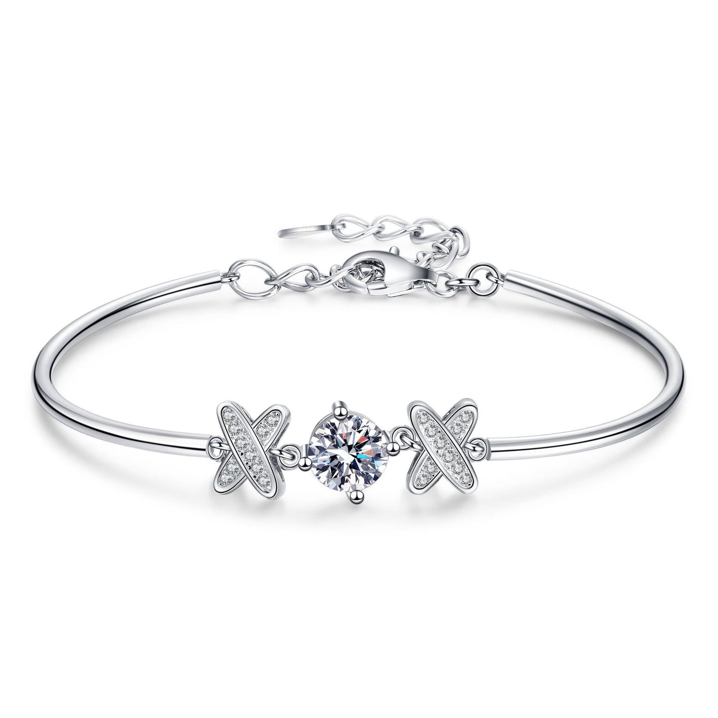 s925 bow bracelet