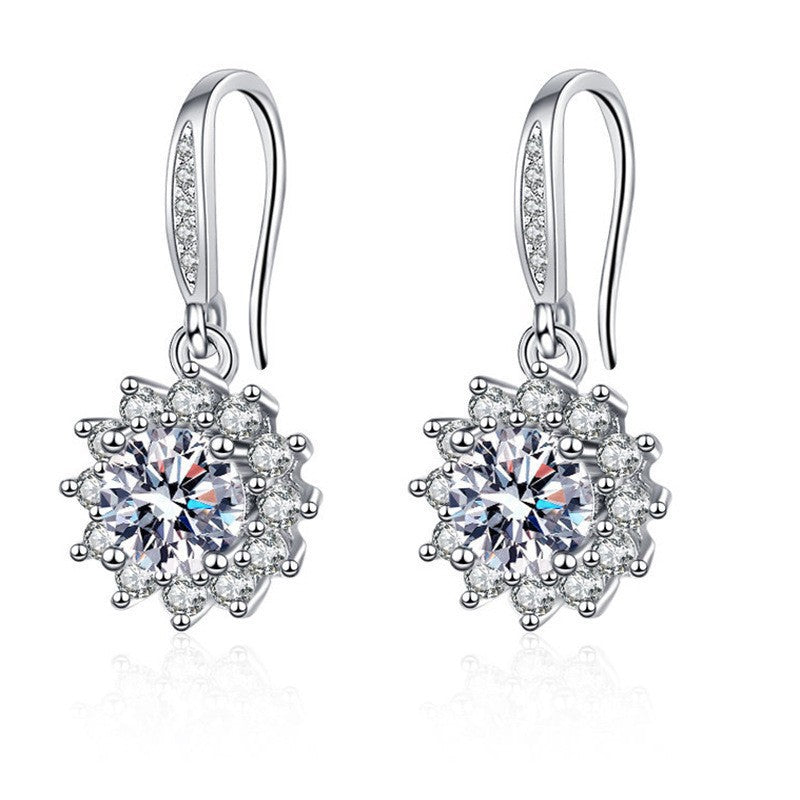 Sunflower Ear Hook Jewelry