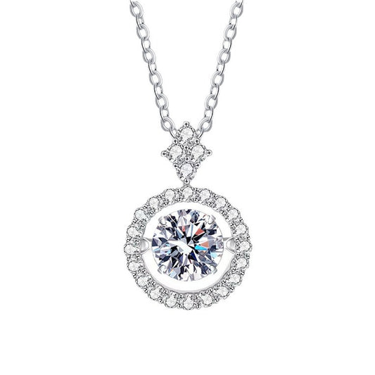 S925 Beating Heart Pendant Necklace