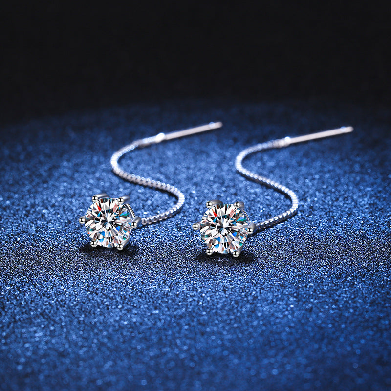 s925 sterling silver ear wire earrings