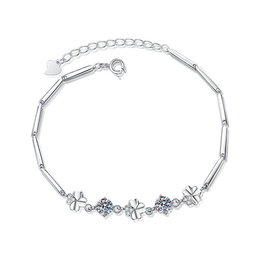 s925 Lucky Clover Bracelet