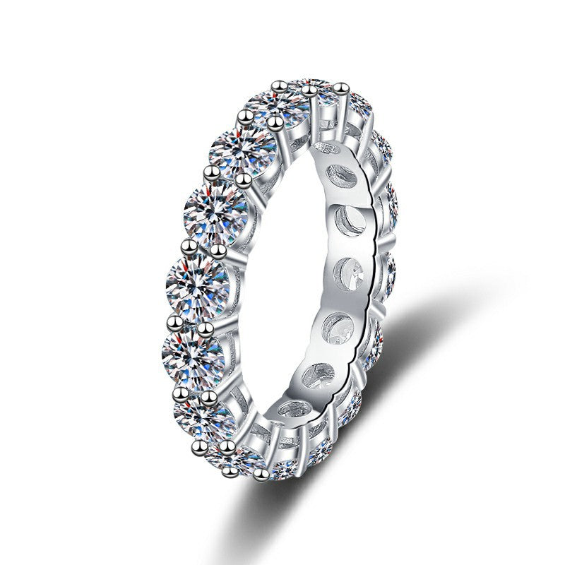 s925 row band ring
