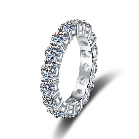 s925 row band ring