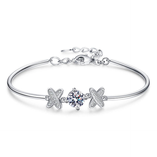 s925 bow bracelet